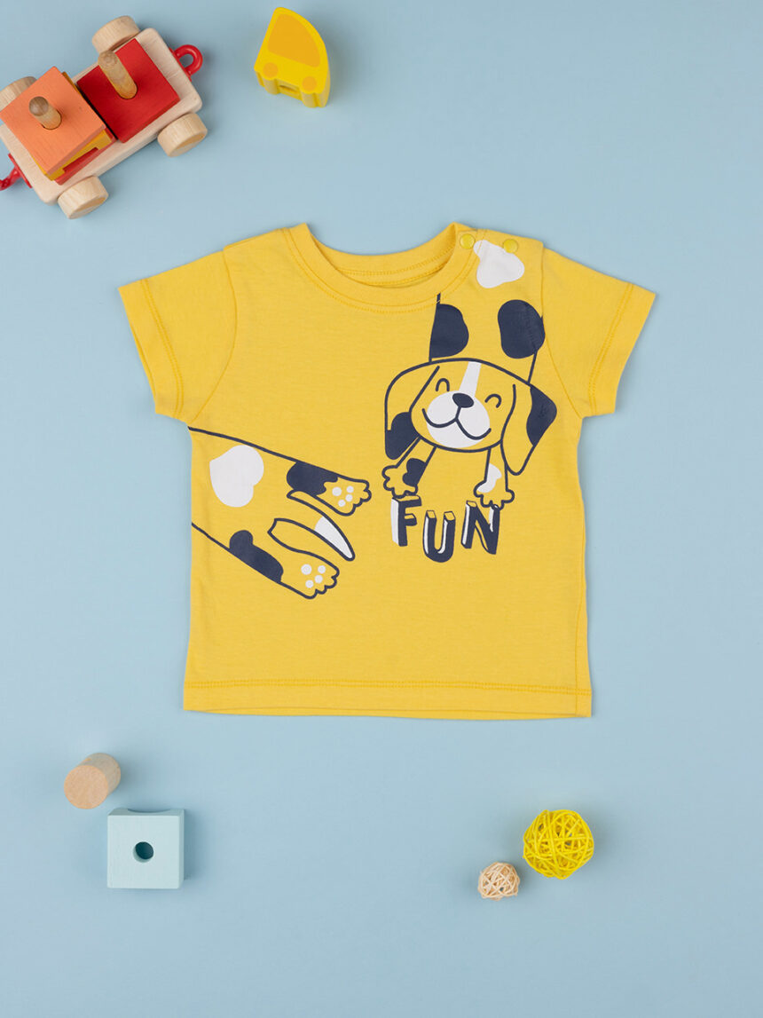 T-shirt bimbo gialla - Prénatal