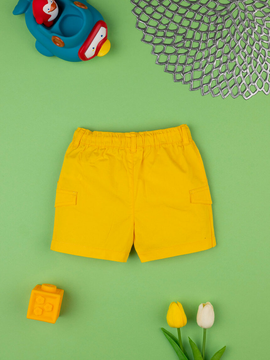 Short bermuda bimbo giallo - Prénatal