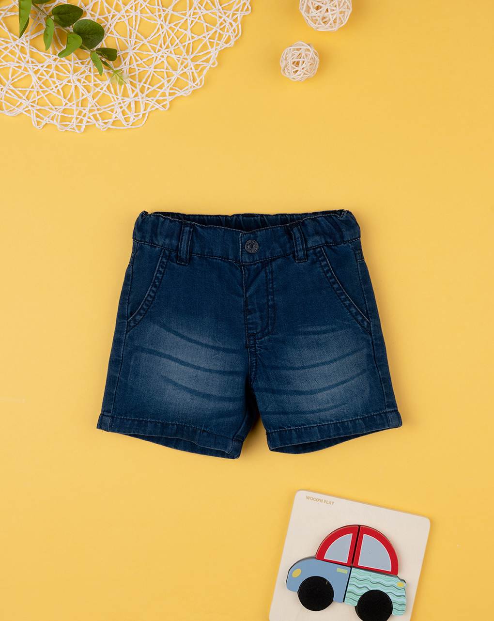 Shorts in denim da bambino blu - Prénatal