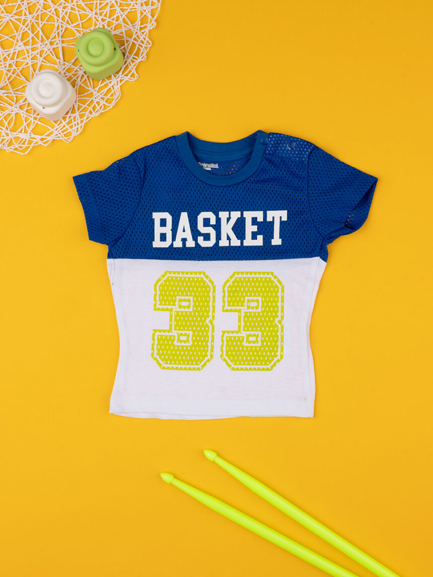 T-shirt sportiva colorblock maniche corte bambino - Prénatal