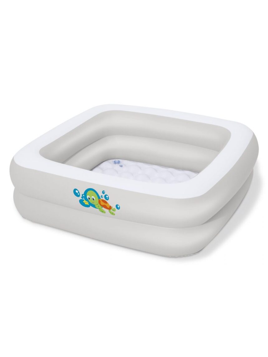 Bagnetto baby tub quadrato con fondo gonfiabile 86x86x25 cm. adatto ai box doccia - bestway - Bestway