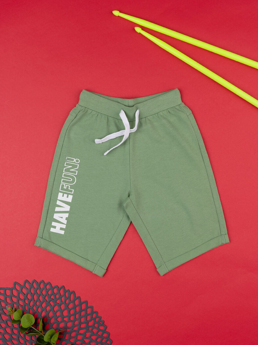 Shorts bimbo verde - Prénatal