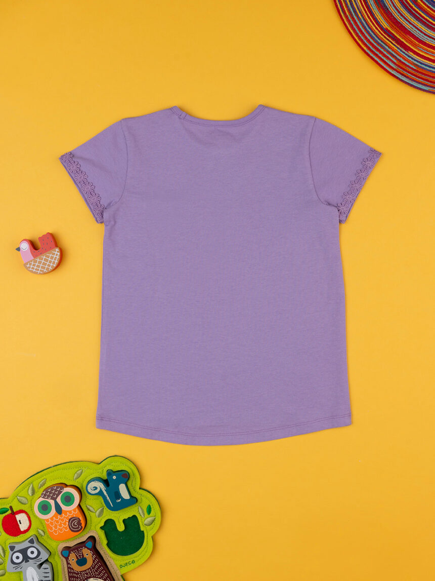 T-shirt bimba lilla - Prénatal