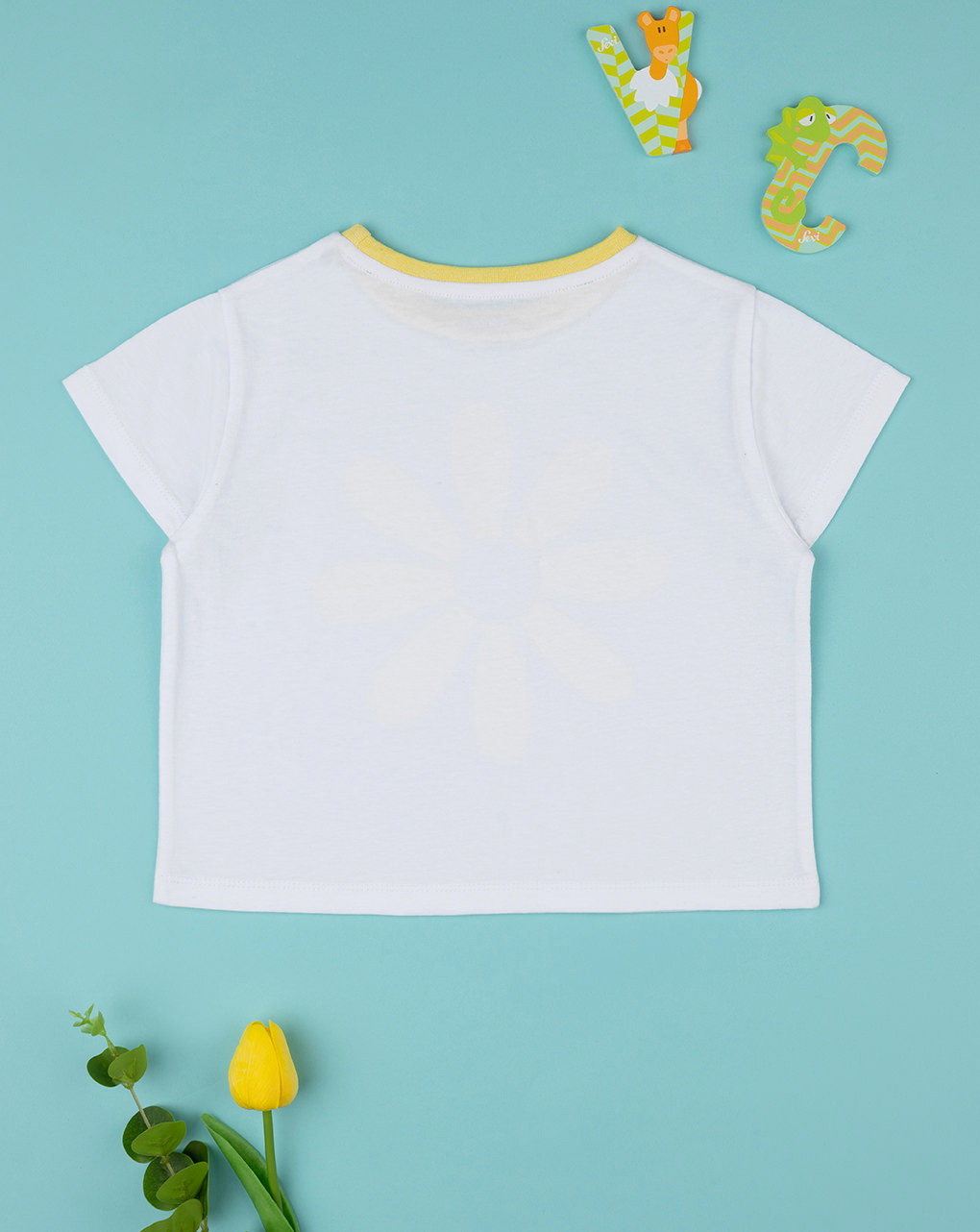 T-shirt bimba bianca/gialla - Prénatal