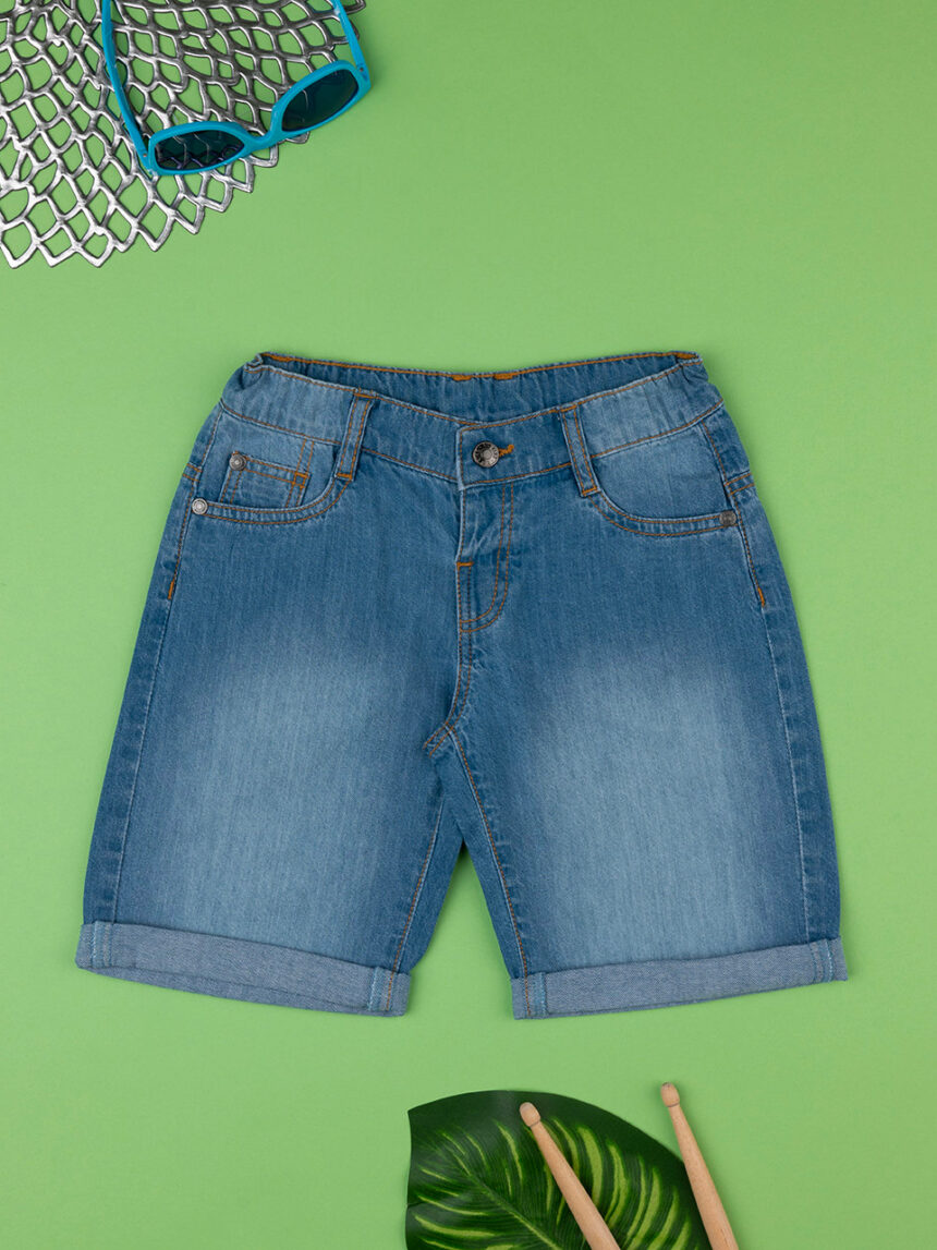 Short bimbo blu denim - Prénatal
