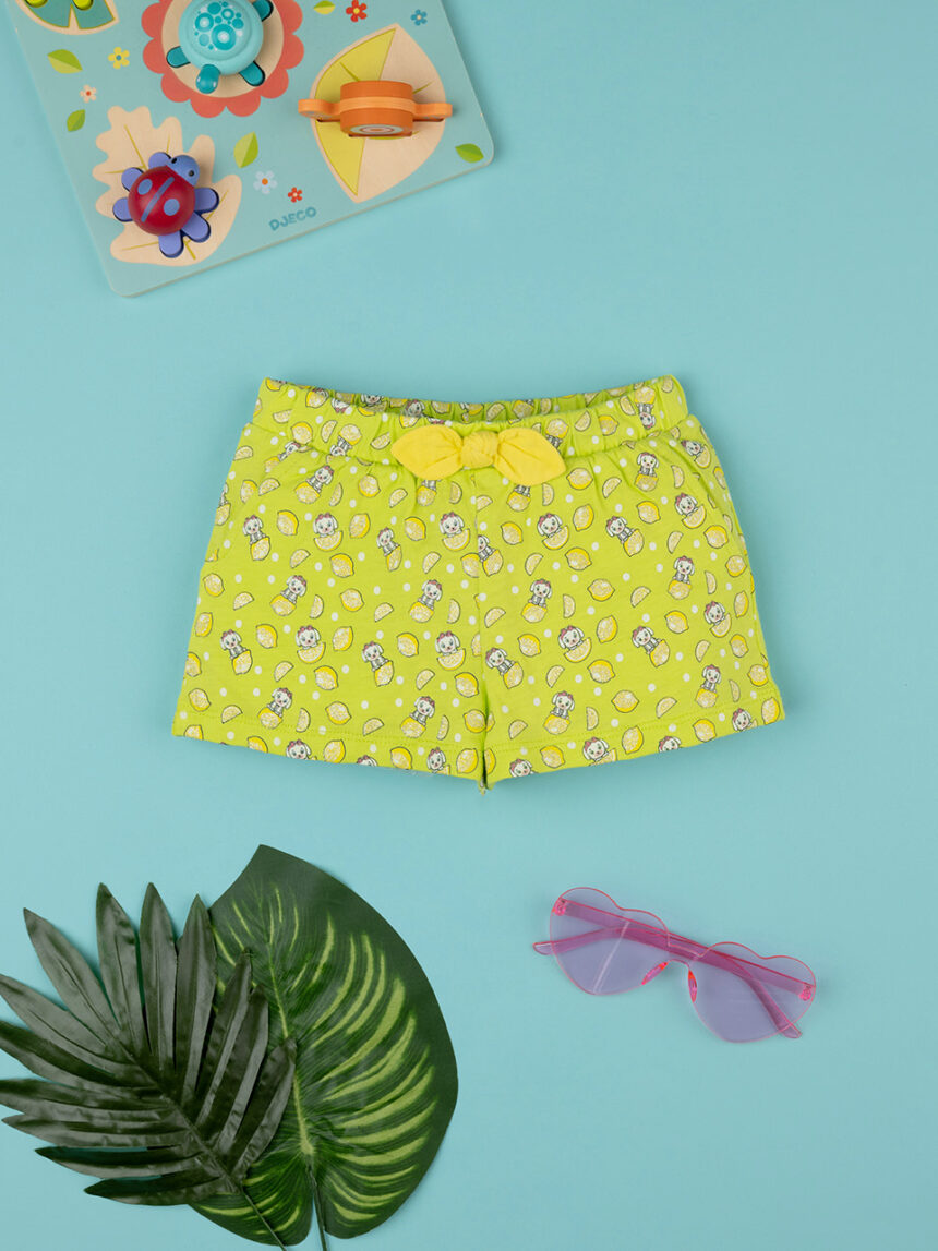 Short jersey bimba verde - Prénatal