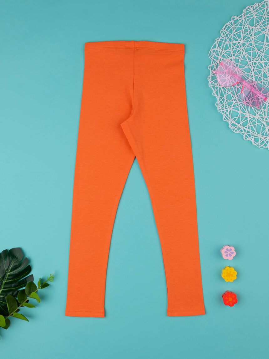 Legging jersey bimba arancione - Prénatal