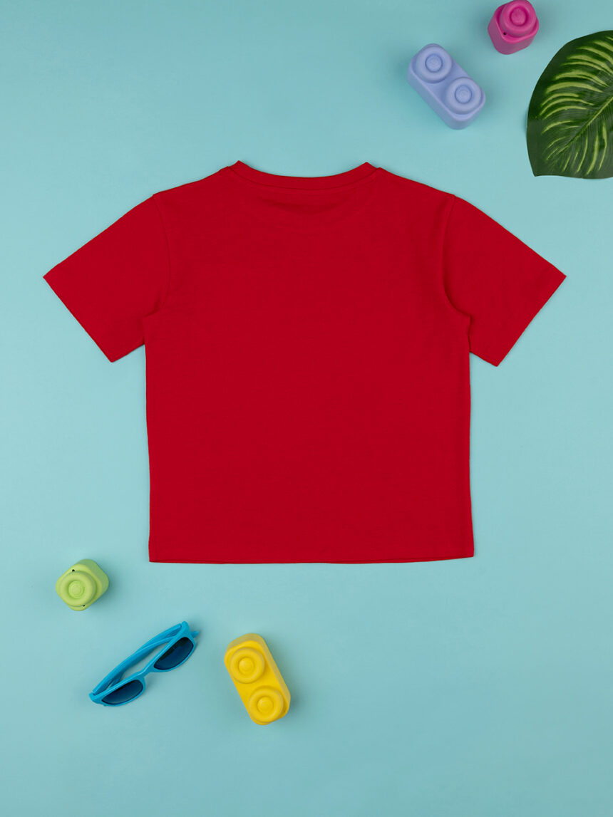 T-shirt rossa bambino maniche corte - Prénatal