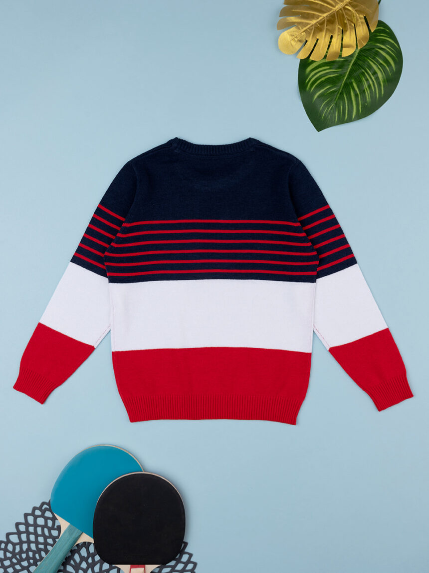 Maglia tricot bimbo rigata - Prénatal