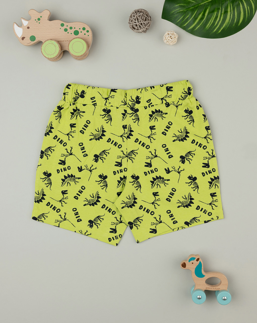 Shorts verde bambino con stampa allover - Prénatal