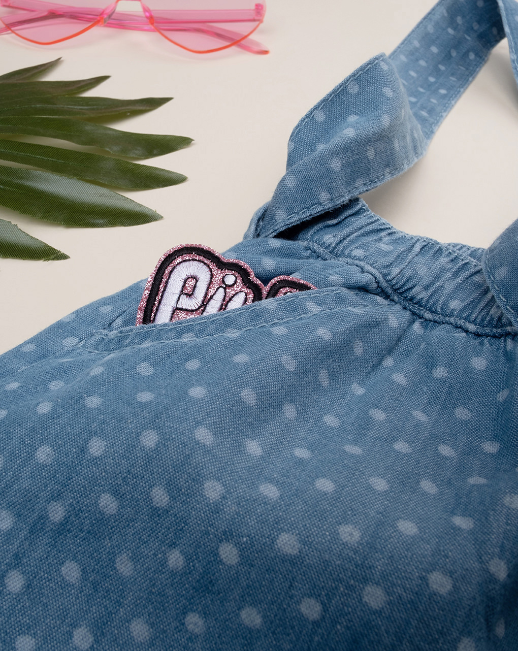 Shorts bambina chambray allover - Prénatal