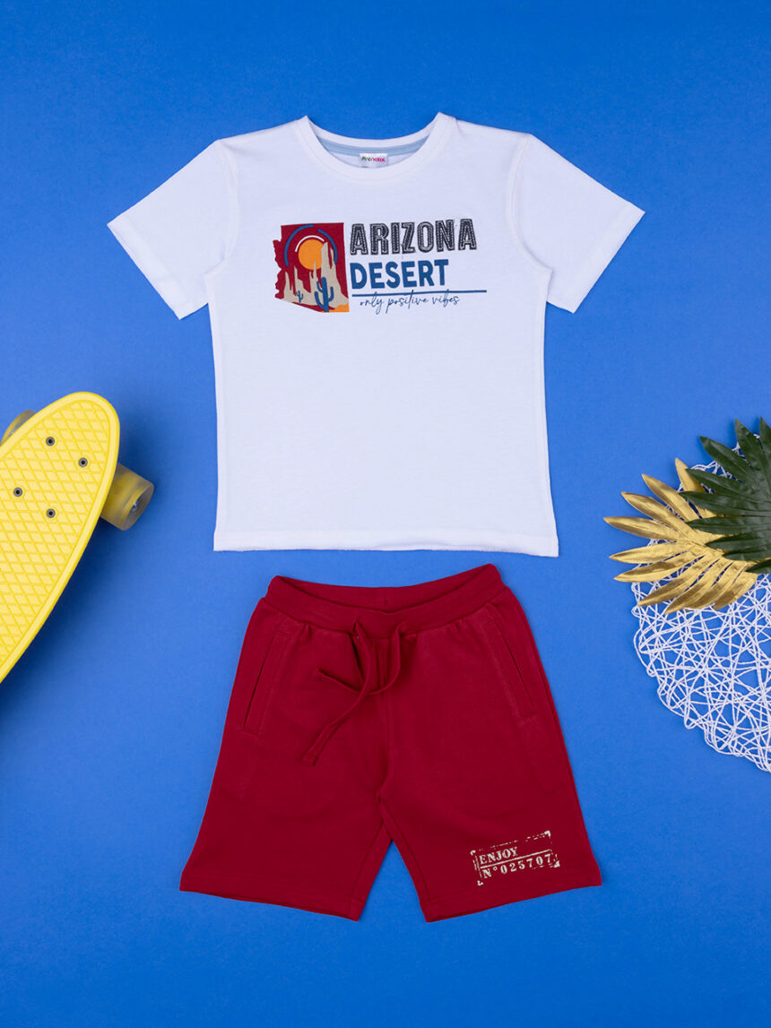 Set due pezzi bambino t-shirt + shorts - Prénatal