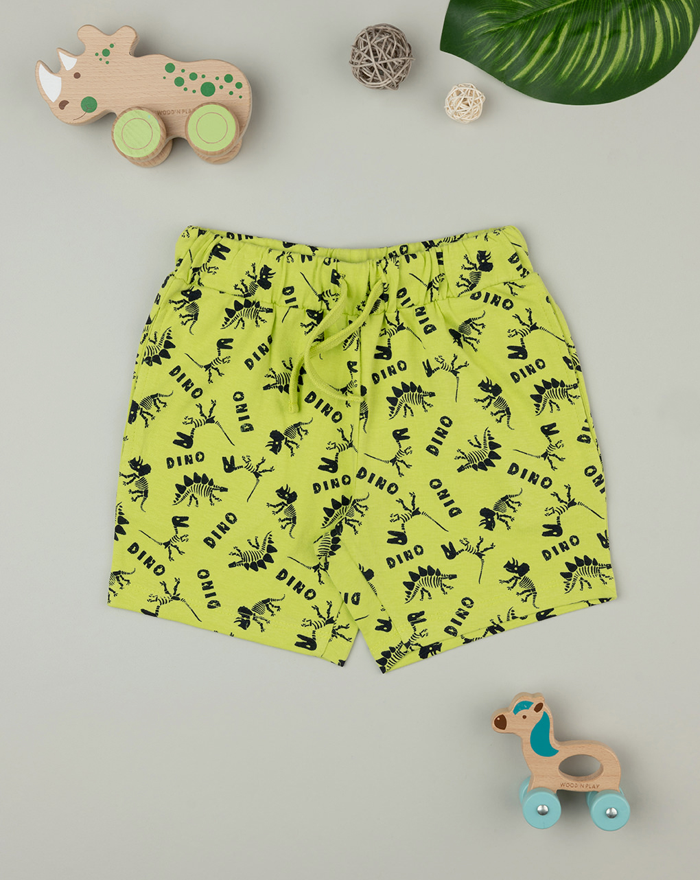Shorts verde bambino con stampa allover - Prénatal
