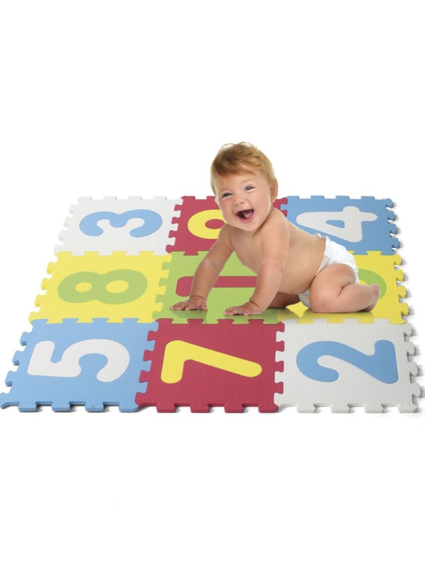 Tappeto puzzle numeri 9pz - Baby Smile