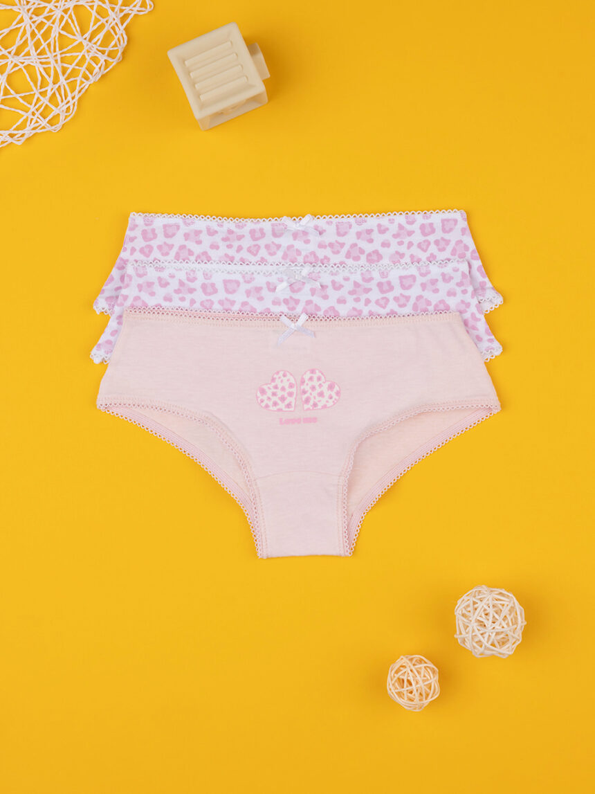 Pack 3 slip bimba rosa - Prénatal