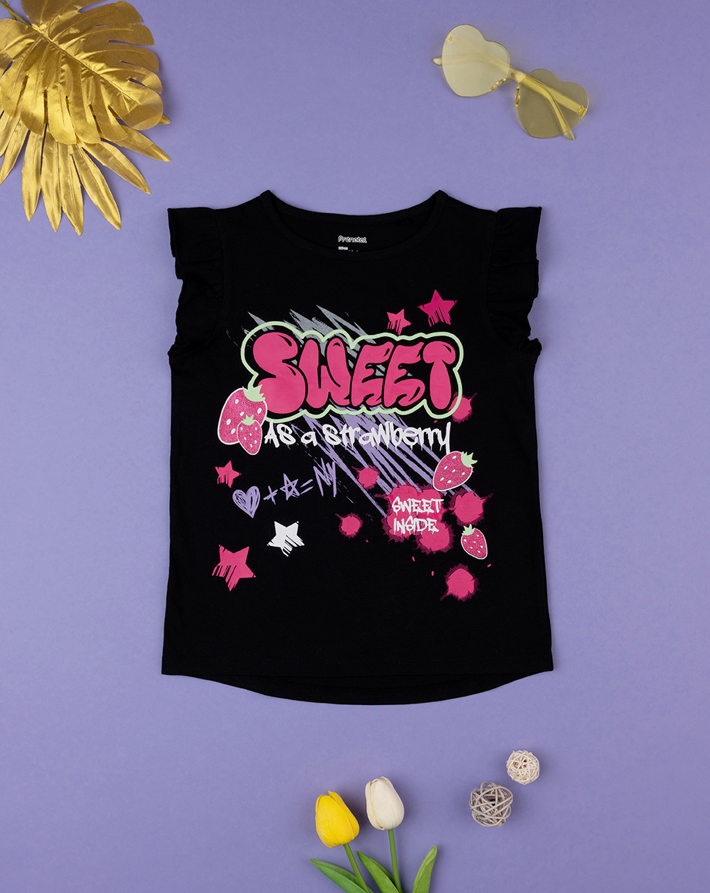 T-shirt bambina basica stampata - Prénatal