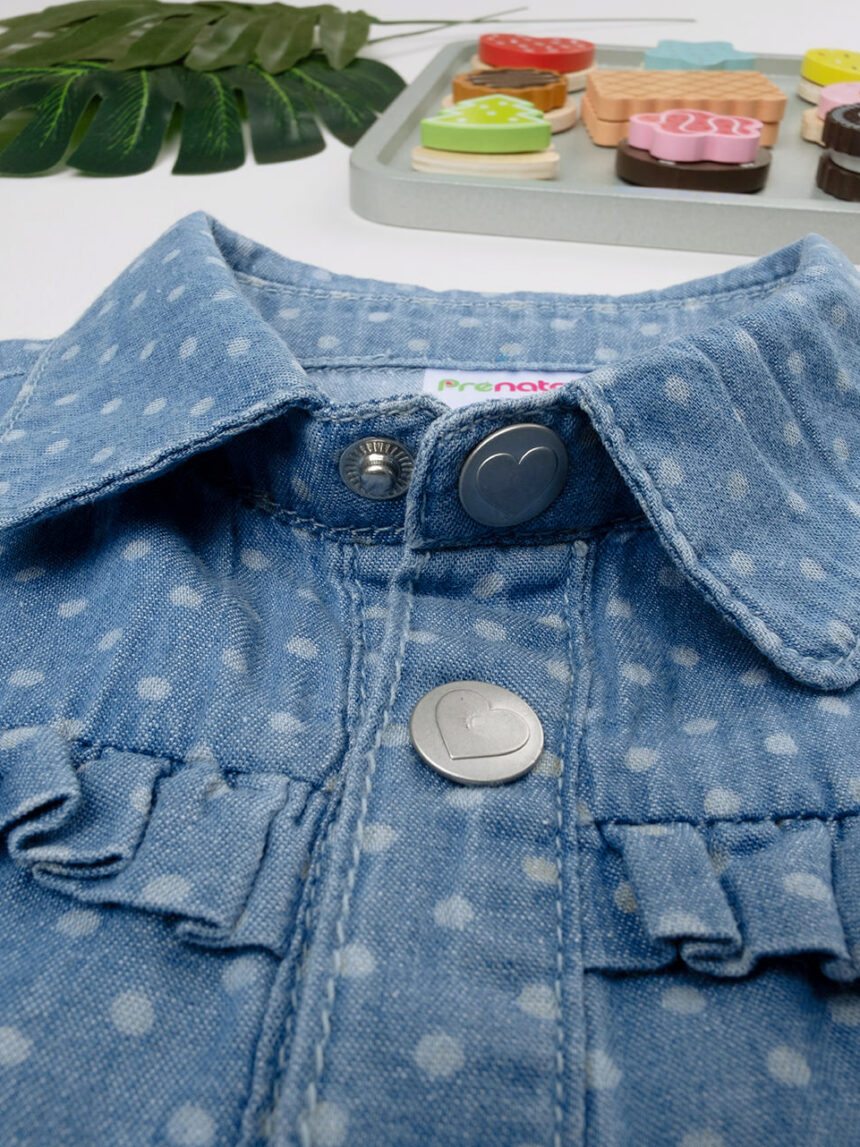 Camicia chambray bimba denim - Prénatal