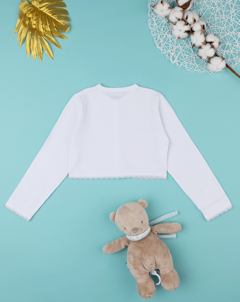 Cardigan bambina tricot elegante bianco - Prénatal