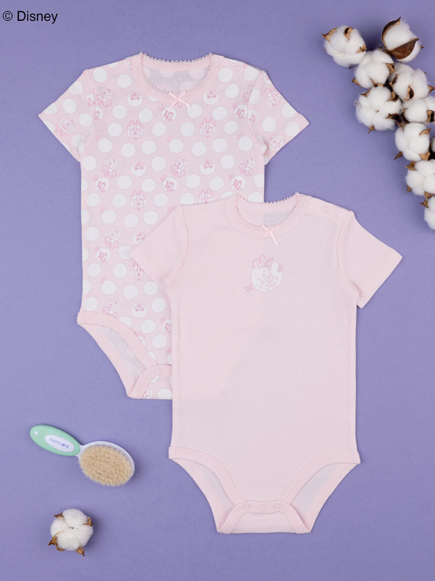 Pack 2 body costina bimba "minnie" - Prénatal