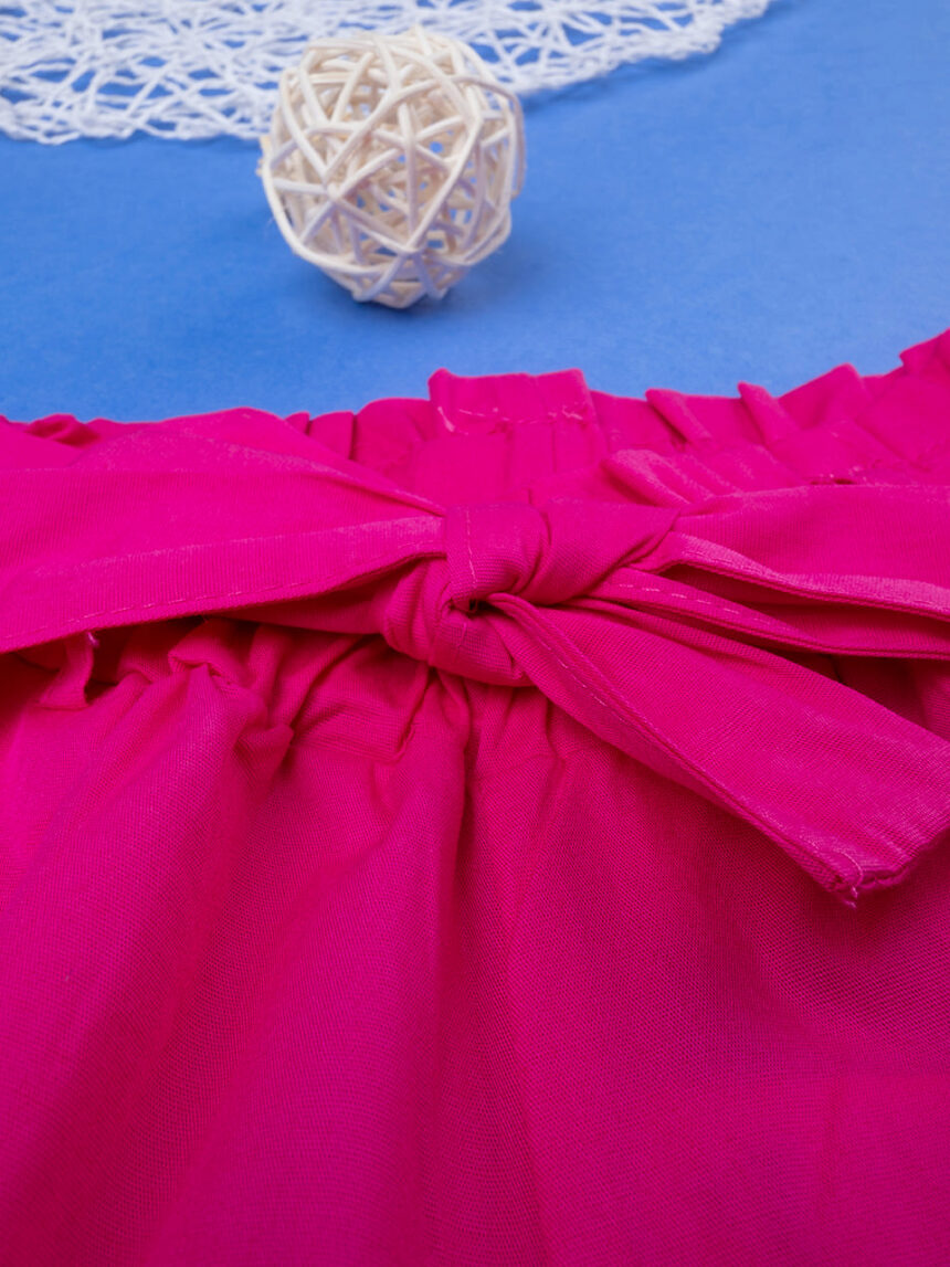 Shorts bambina popeline fucsia - Prénatal