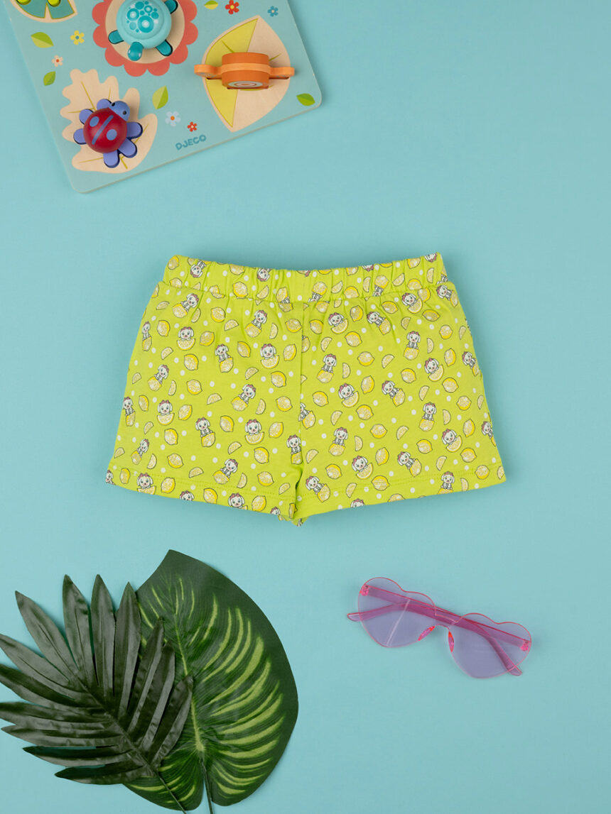 Short jersey bimba verde - Prénatal