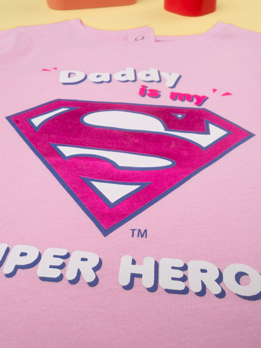 T-shirt jersey bimba "super hero" - Prénatal