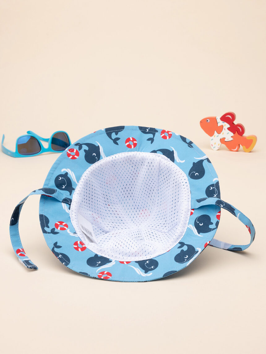Cappellino estivo bimbo "balene" - Prénatal