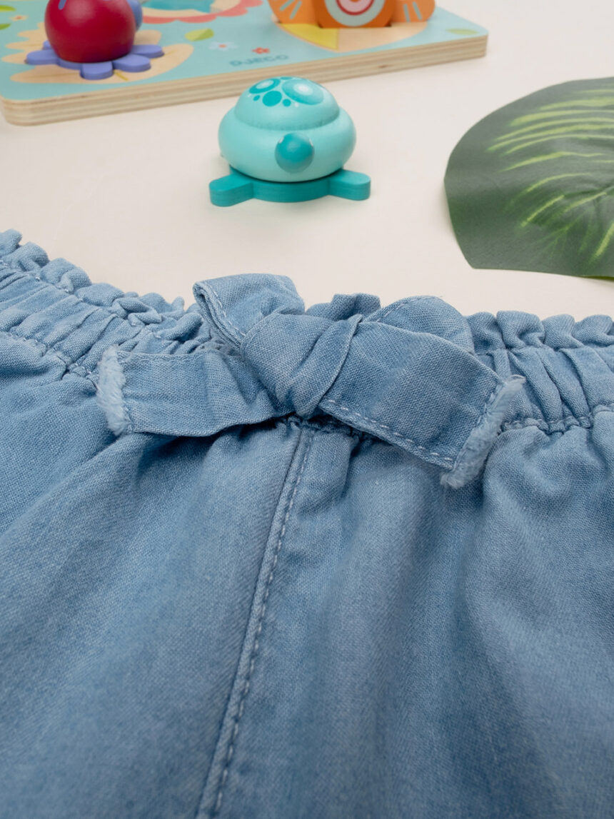 Shorts bambina chambray - Prénatal