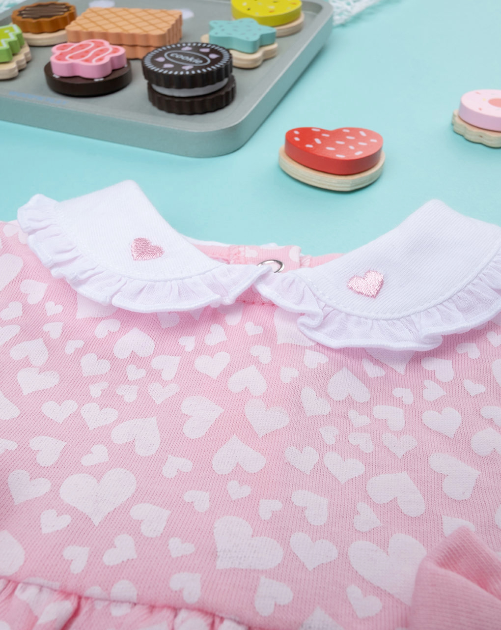 Pagliaccetto bimba jersey a fiori - Prénatal