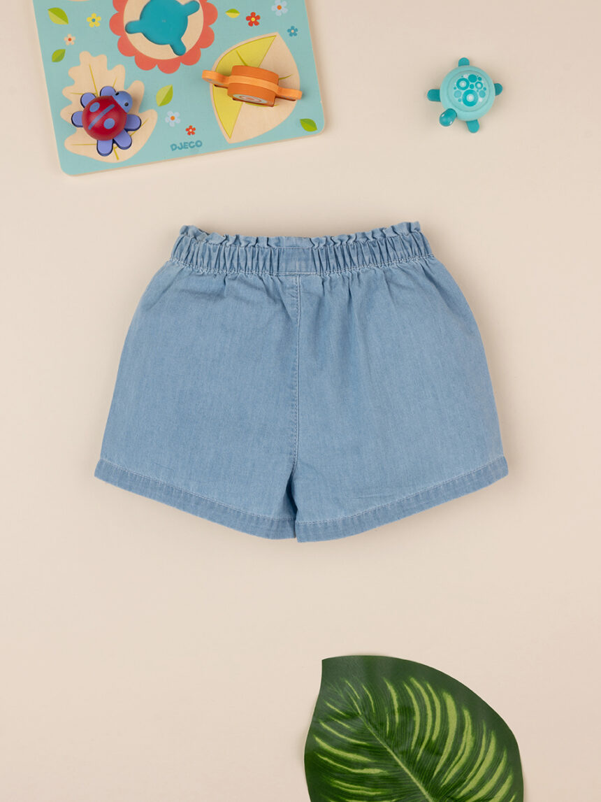 Shorts bambina chambray - Prénatal