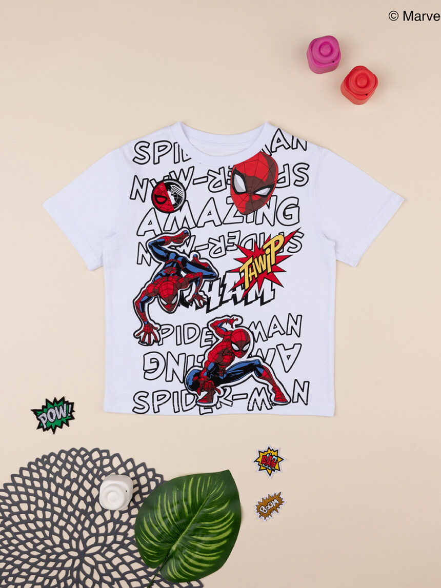 T-shirt mezze maniche bambino spiderman - Prénatal