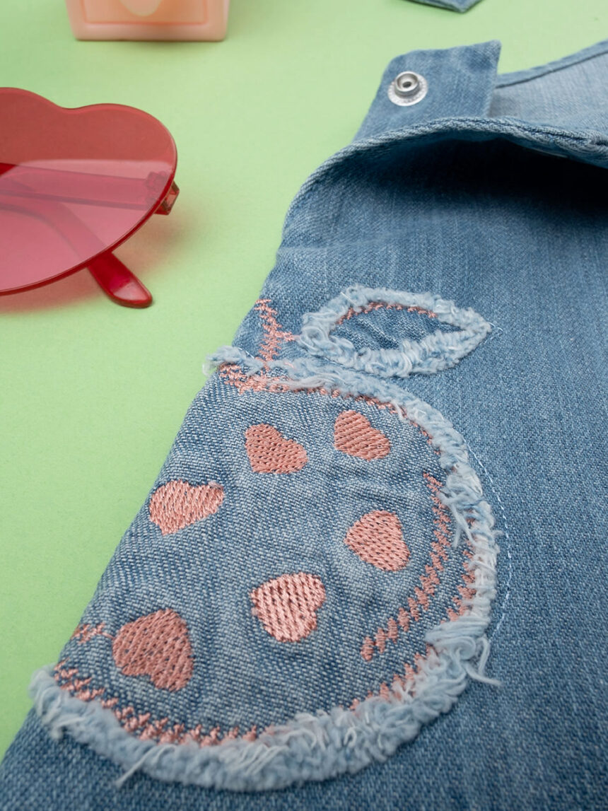 Salopette denim bimba "fruits" - Prénatal