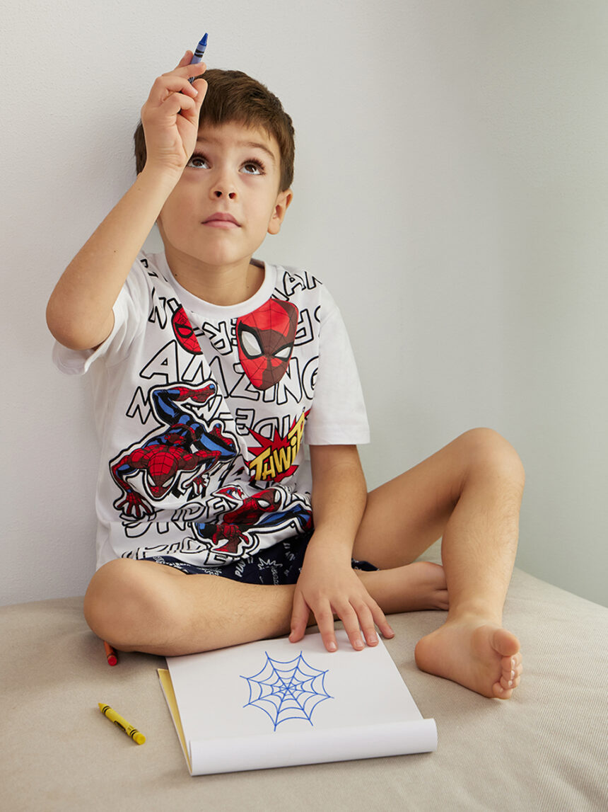 T-shirt mezze maniche bambino spiderman - Prénatal