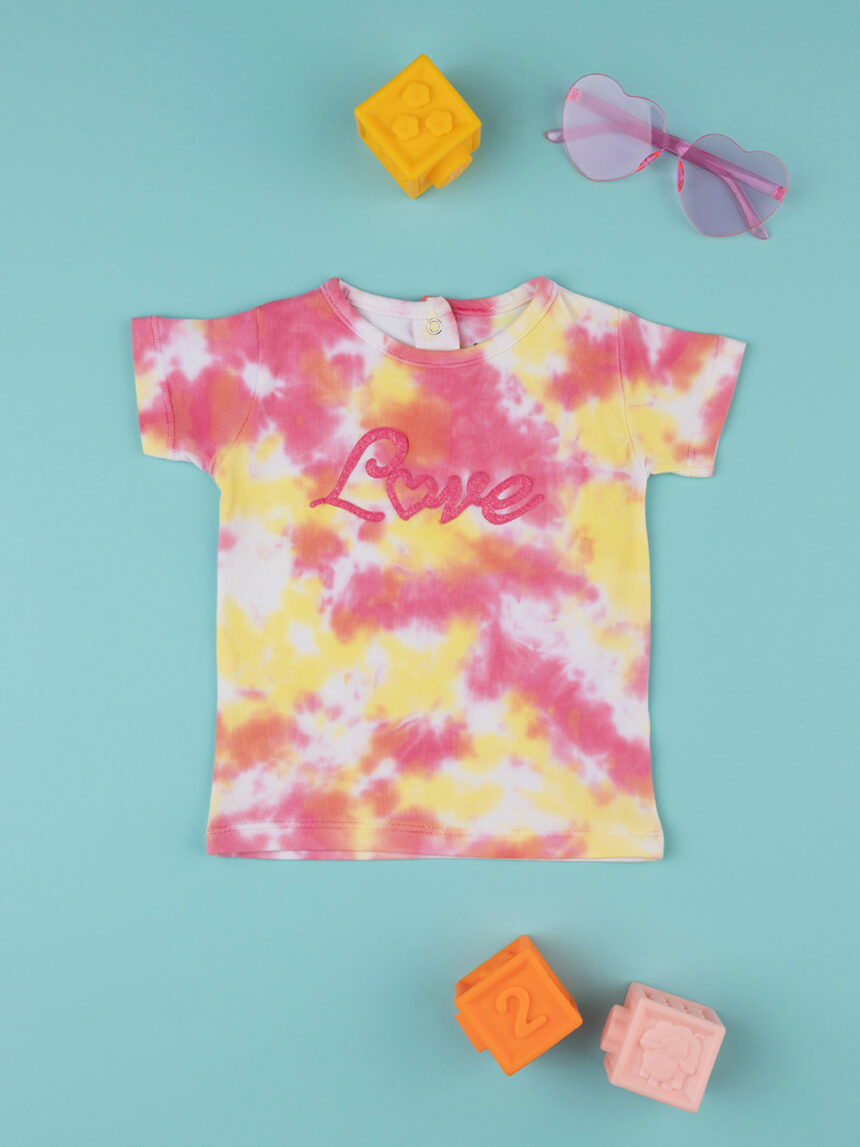 T-shirt bambina tie-dye multicolor - Prénatal