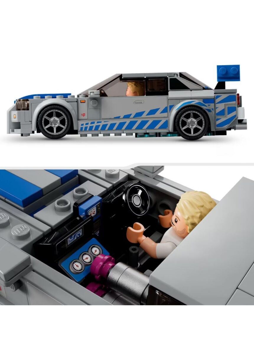 2 fast 2 furious nissan skyline gt-r (r34) macchina giocattolo da collezione - lego speed champions - LEGO