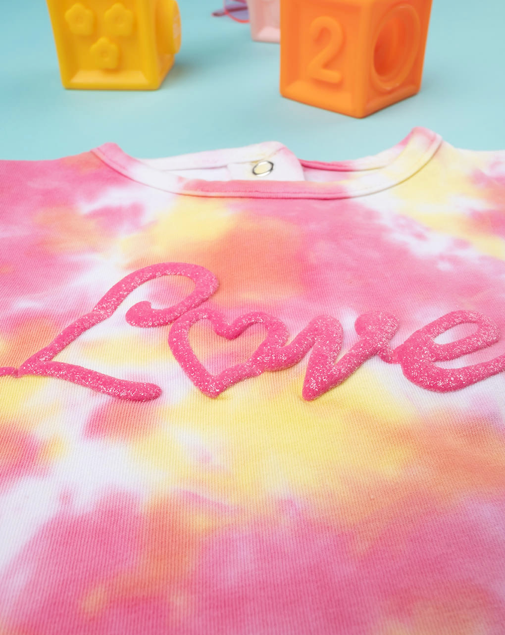 T-shirt maniche corte tie-dye bimba - Prénatal
