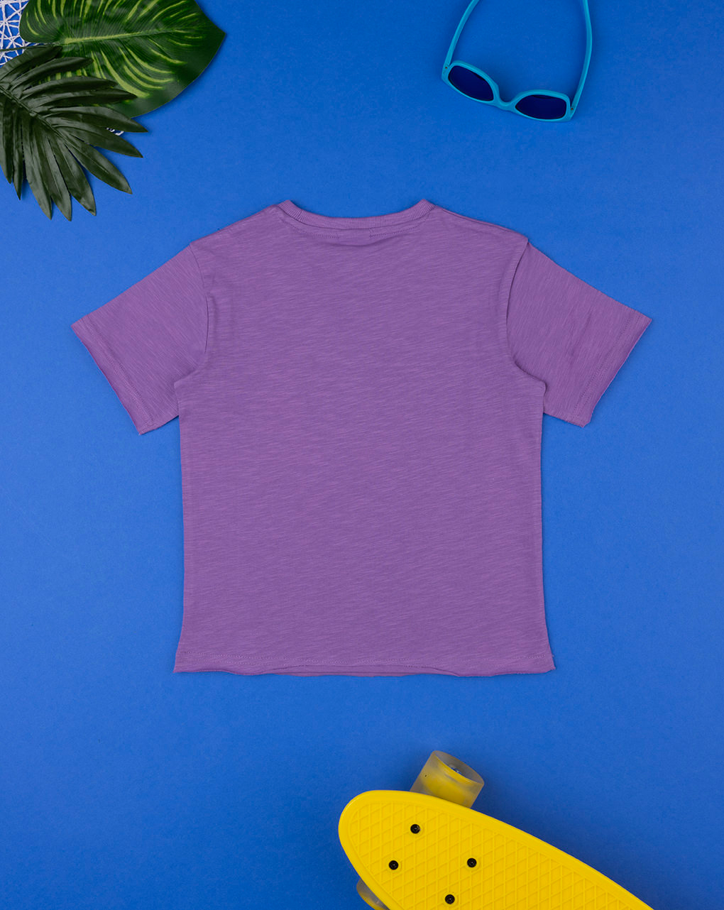 T-shirt mezza manica bambino lilla "alhoa" - Prénatal