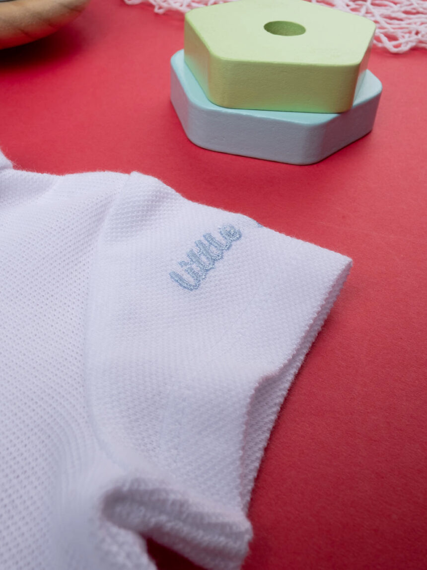 Completo corto neonato maglia + salopette - Prénatal