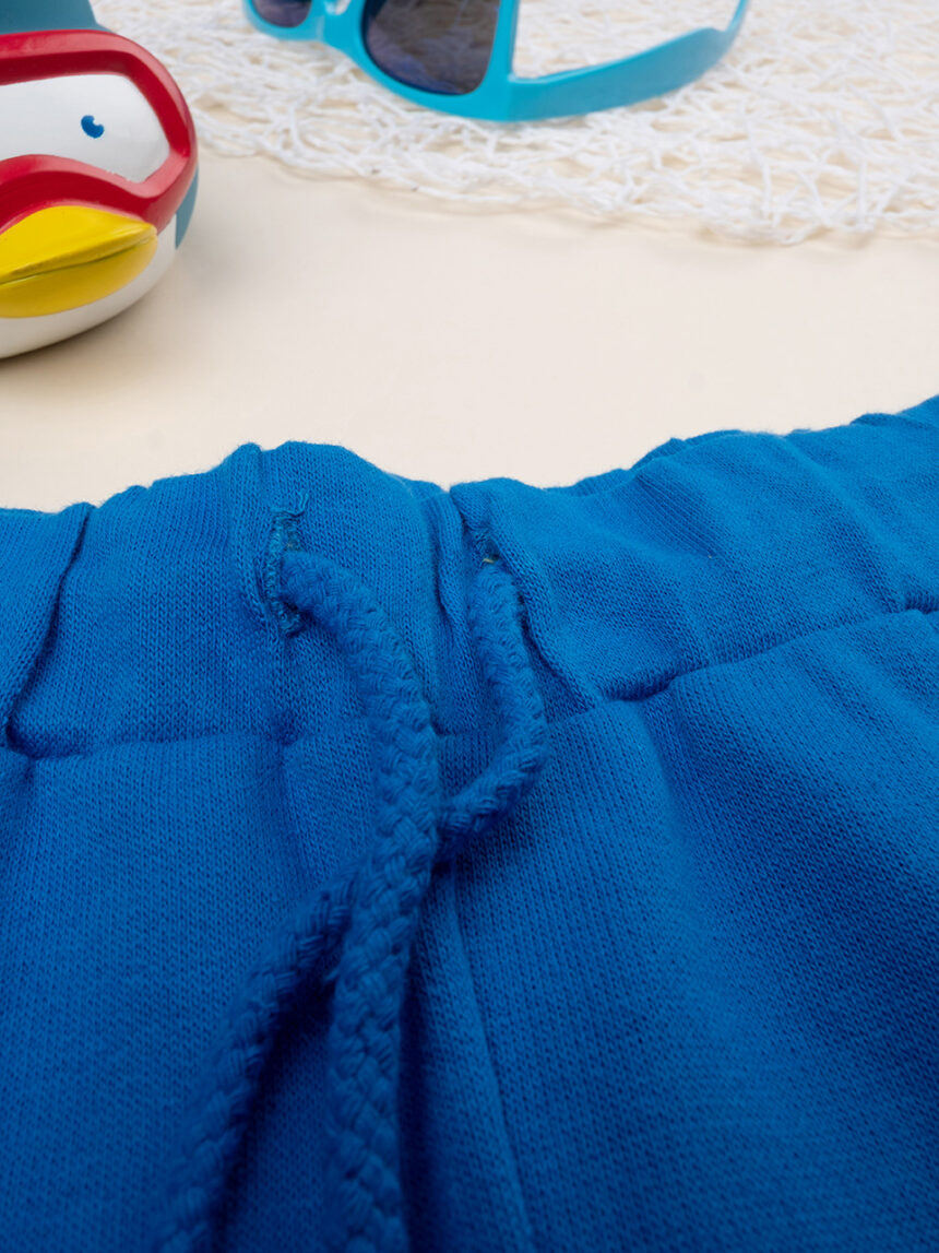 Bermuda bambino french terry blu - Prénatal