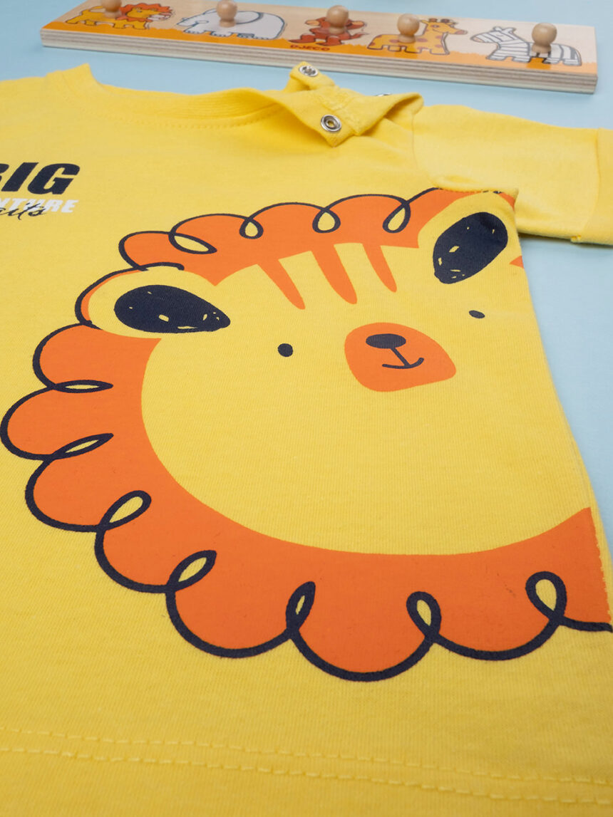 T-shirt maniche corte bimbo "lion" - Prénatal