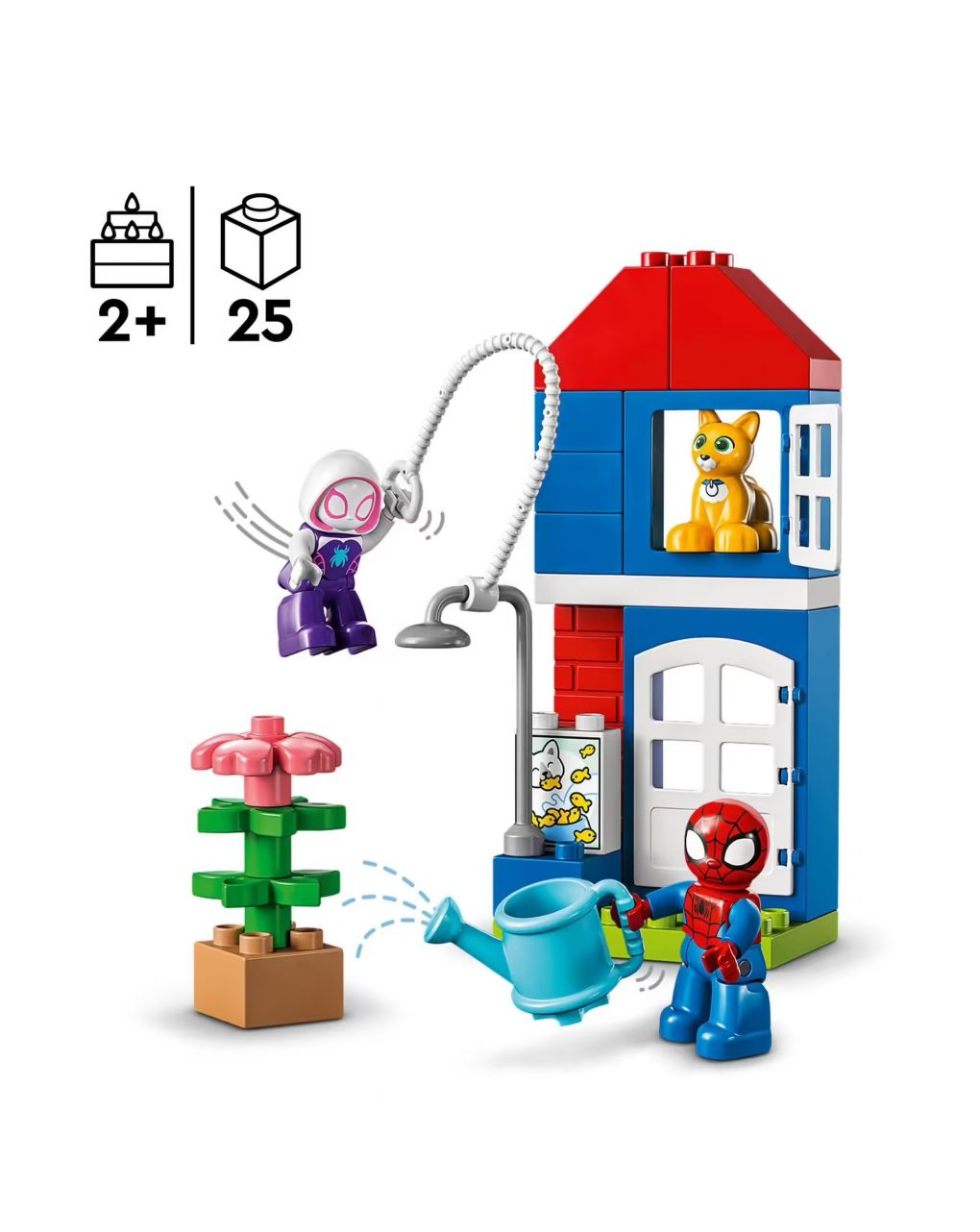 La casa di spider-man set di giochi con spidey e i suoi fantastici amici - lego duplo marvel - LEGO Duplo