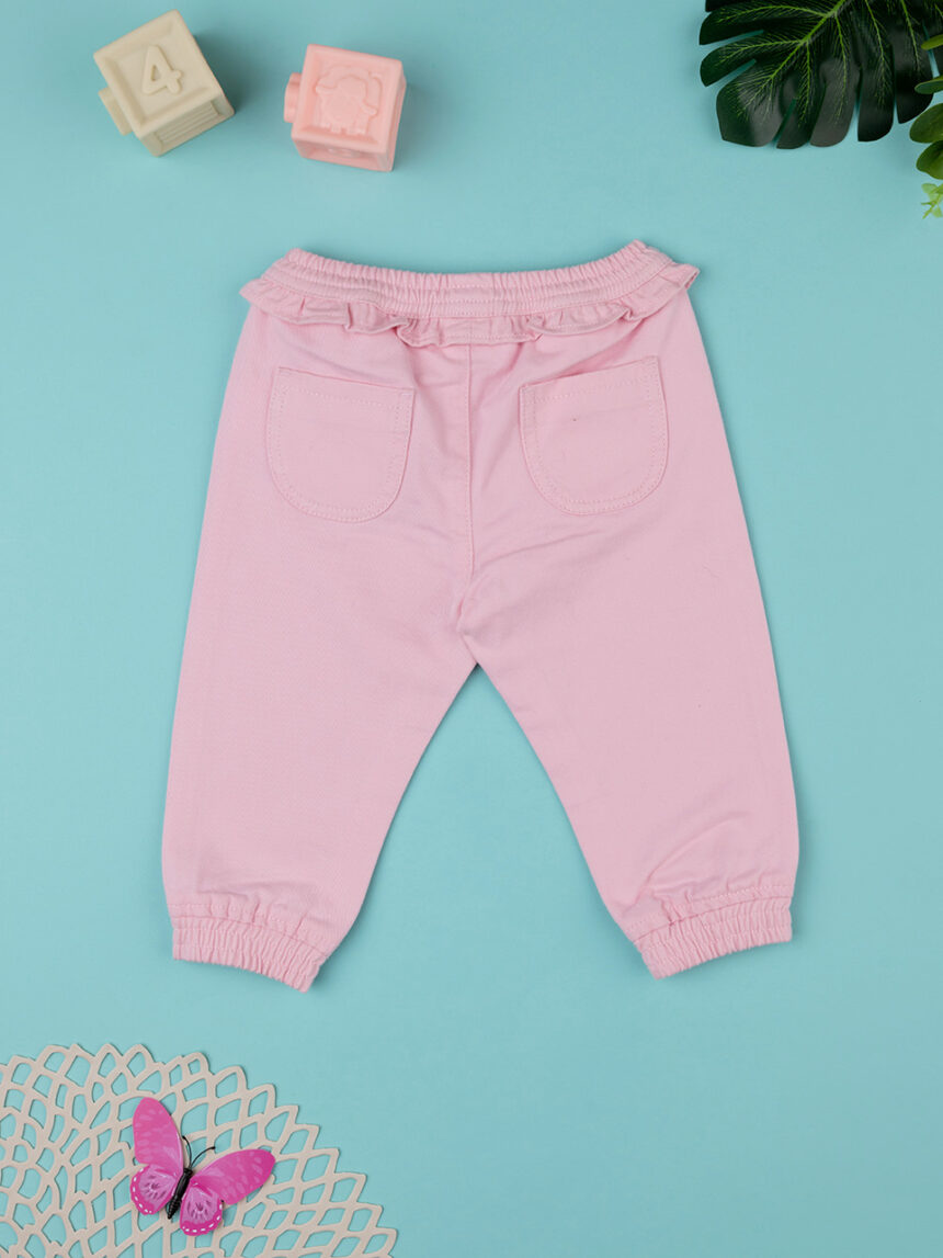 Pantalone baggy bimba rosa - Prénatal
