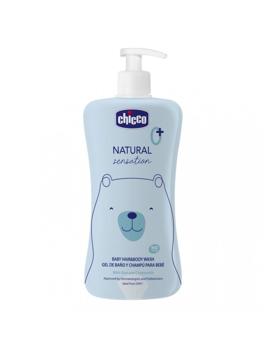 Baby detergente corpo&capelli natural sensation 500 ml - chicco - Chicco