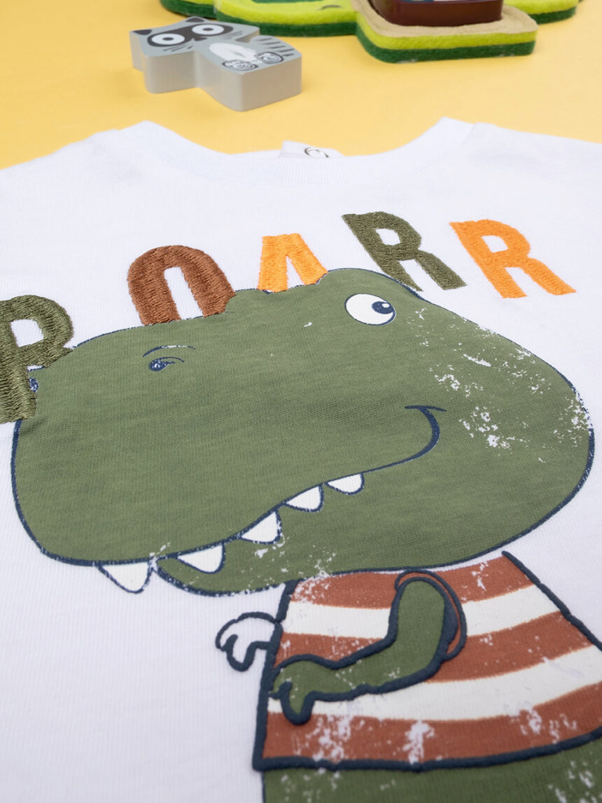 T-shirt maniche lunghe bimbo "dino" - Prénatal