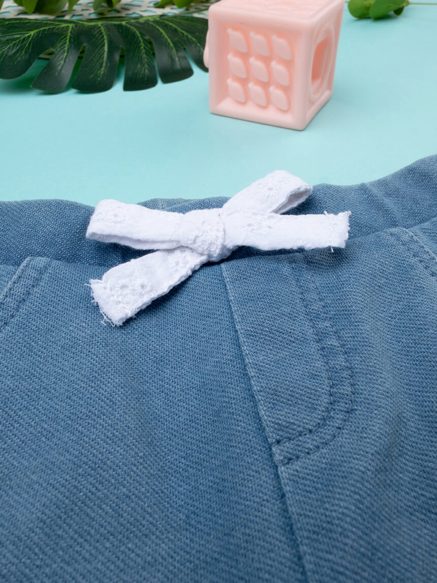 Pantaloni lunghi bimba knit denim - Prénatal