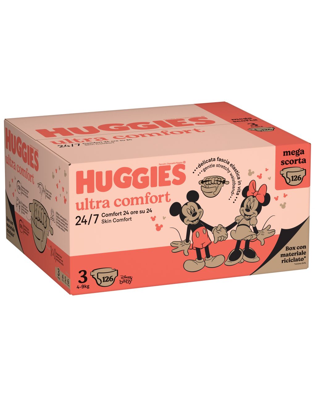 Pannolini ultra comfort megapack tg. 3 - 126 pezzi - huggies - Huggies