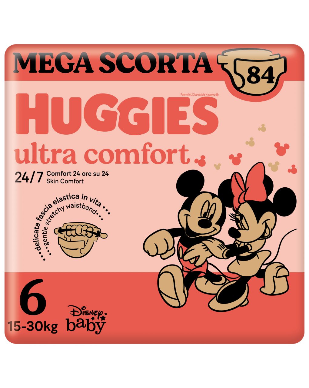 Pannolini ultra comfort megapack tg.6 - 84 pezzi - huggies