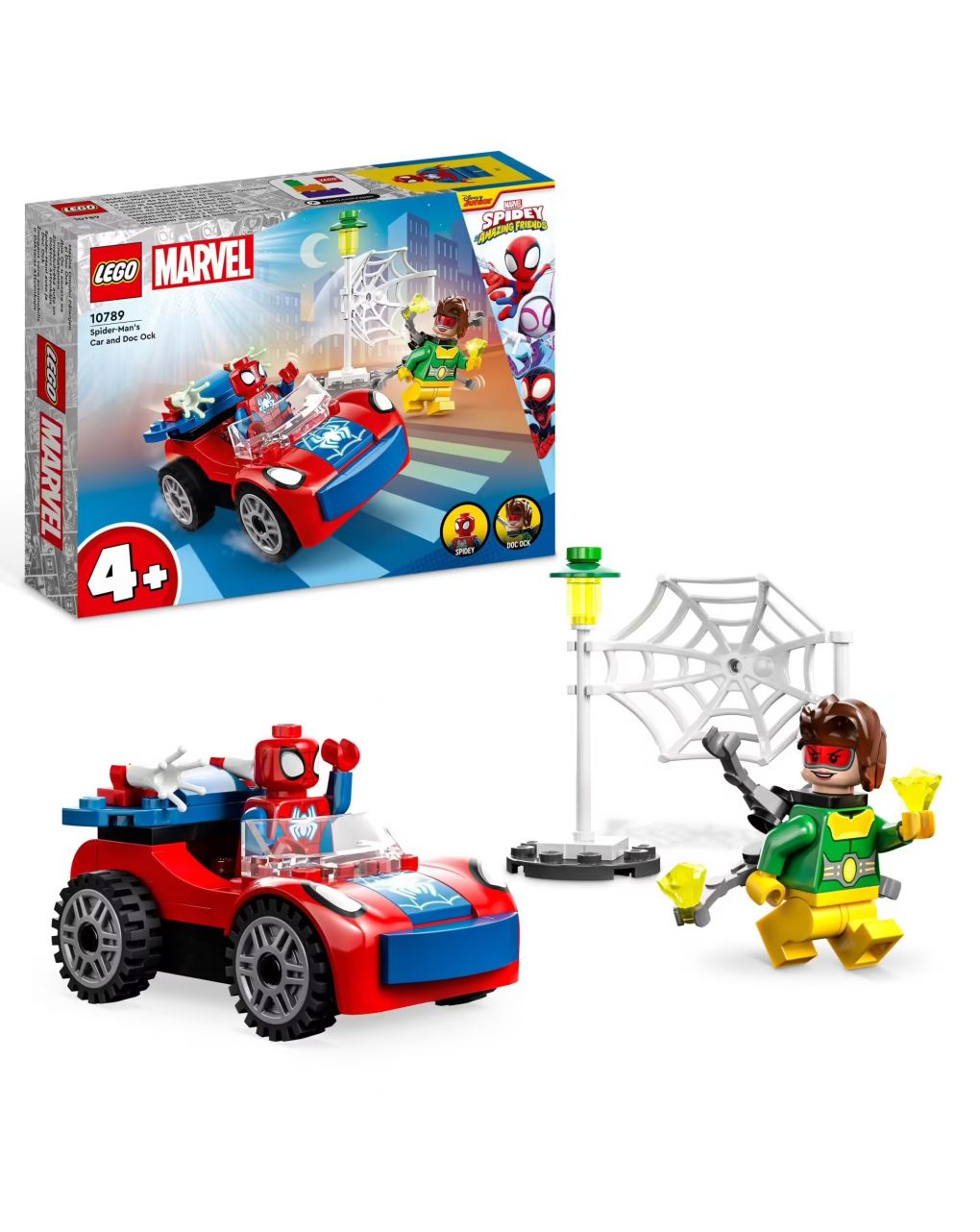 L’auto di spider-man e doc ock - spidey e i suoi fantastici amici - lego marvel - Spidey