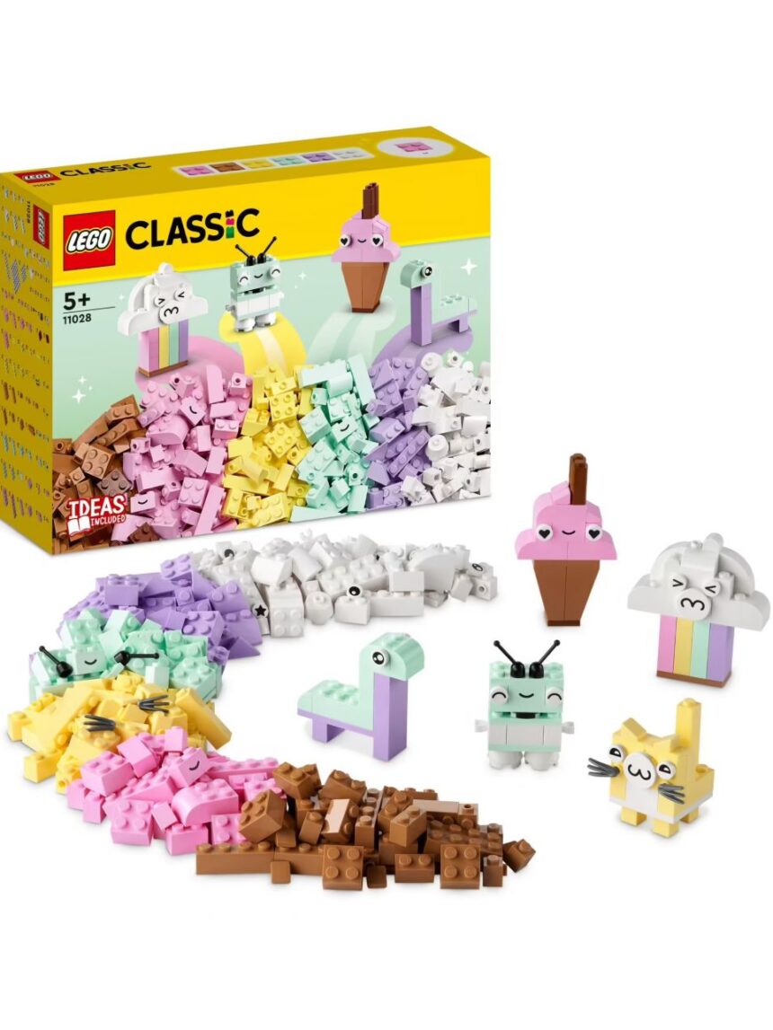 Divertimento creativo pastelli set costruzioni in mattoncini con dinosauro giocattolo - lego classic - LEGO