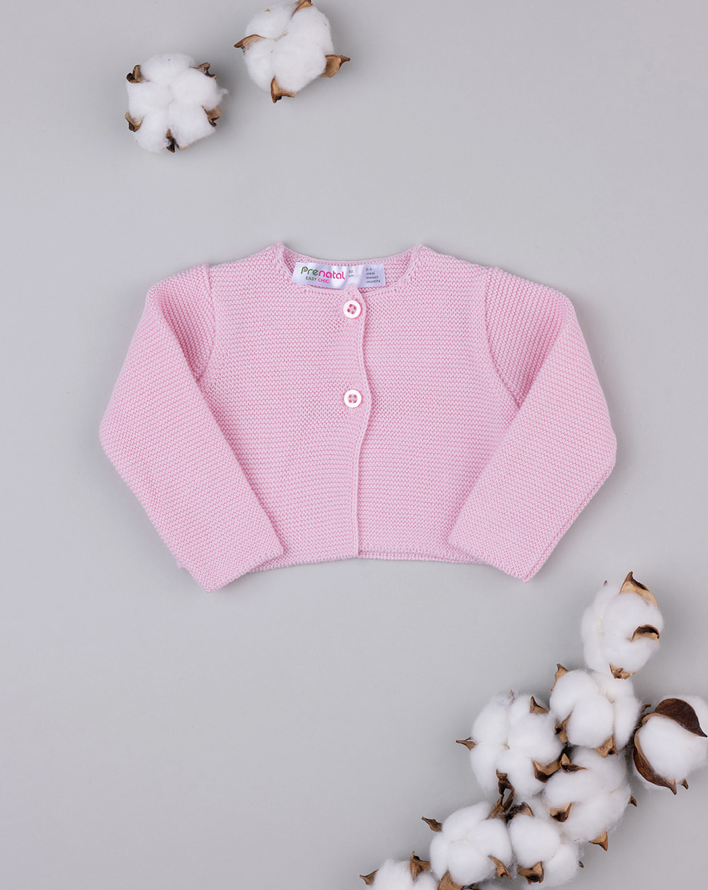 Cardigan in tricot rosa chiaro - Prénatal
